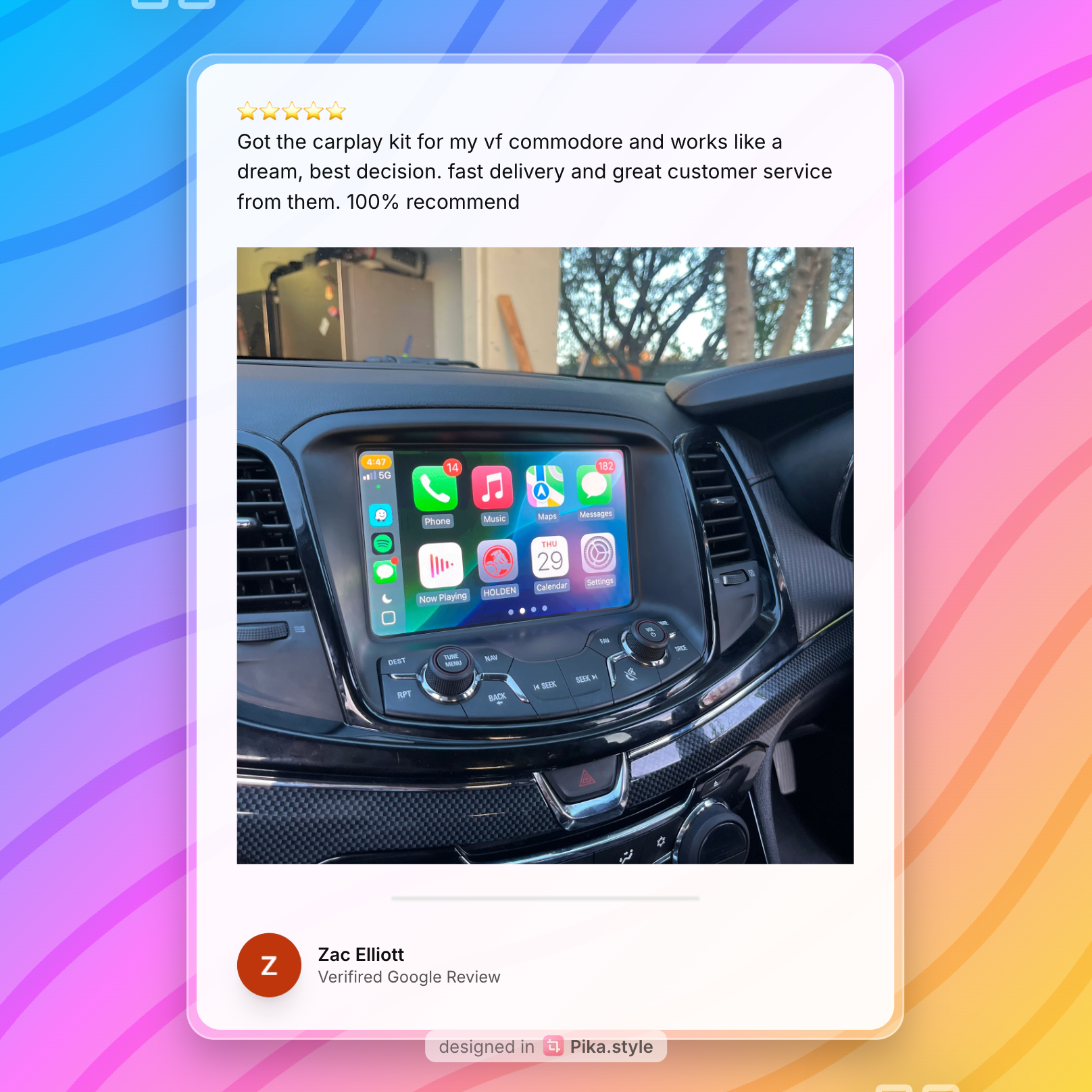 Holden VF Wireless CarPlay DIY Kit